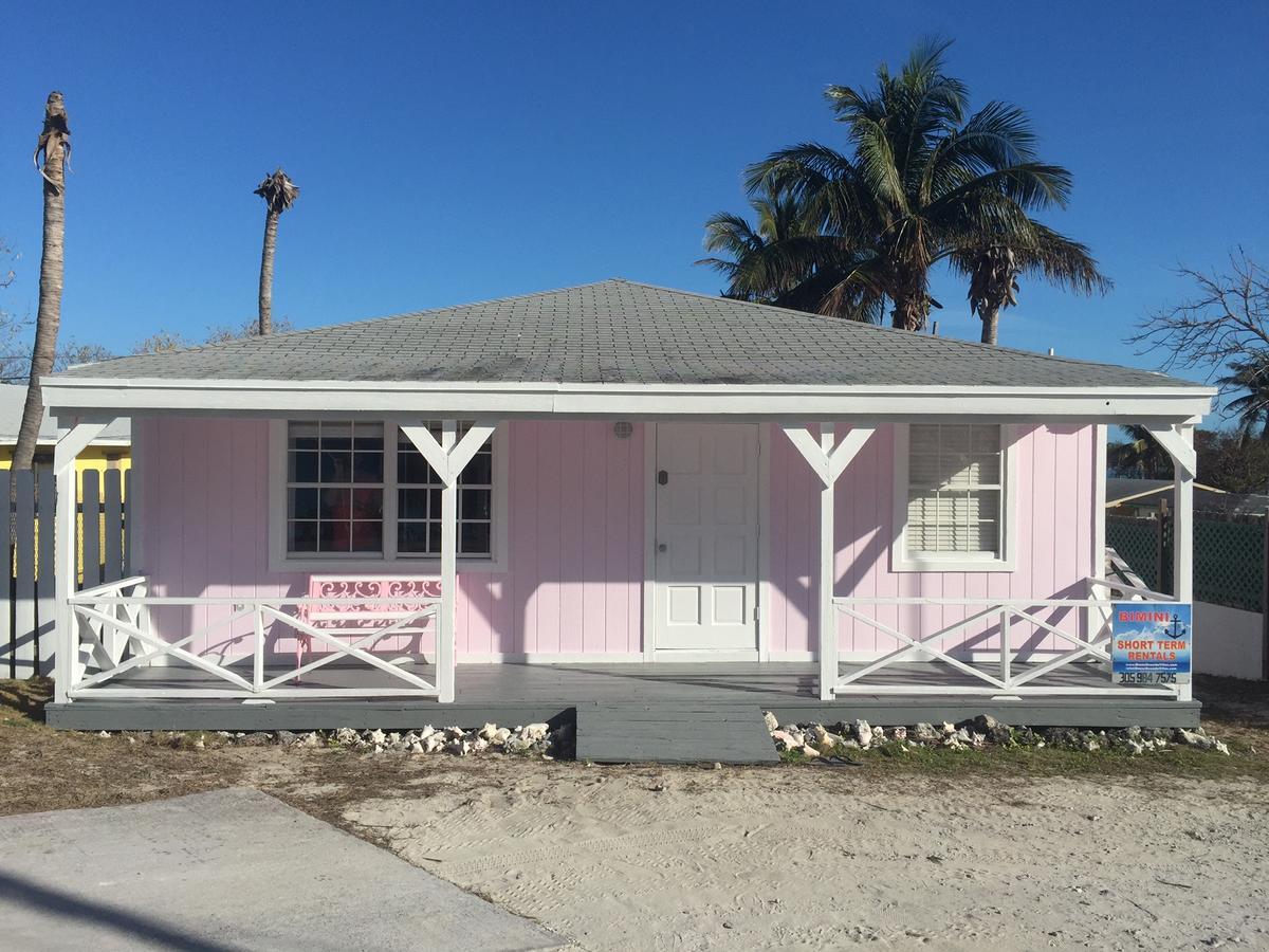 Bimini Seaside Villas - Pink Cottage With Beach View Alice Town  Extérieur photo